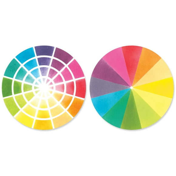 Sizzix Layered Stencils 3PK- Color Wheel by Eileen Hull