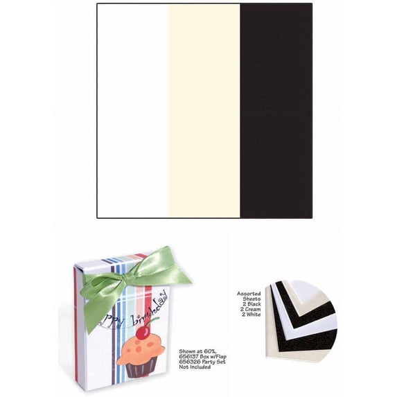 Sizzix Mat Board 6"X13" 6/Pkg-Cream