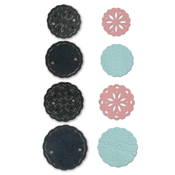 Sizzix Movers & Shapers Magnetic Die Set - Flower Concho by Jill MacKay