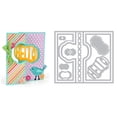 thumbnail image 1 of Sizzix SBarnard Framelits Die Card Lively Frame, 1 of 2