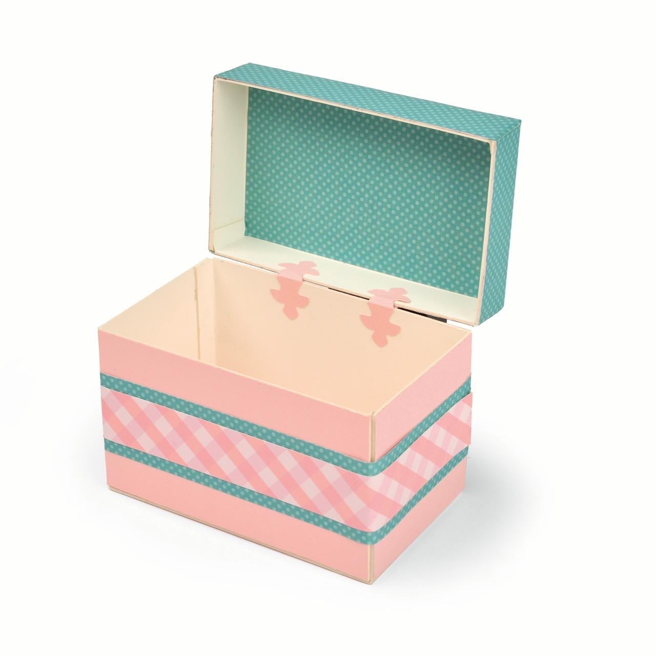 Sizzix ScoreBoards Die by Eileen Hull - Box Treasure Steel-Rule Die-Cut Dies for Card Making