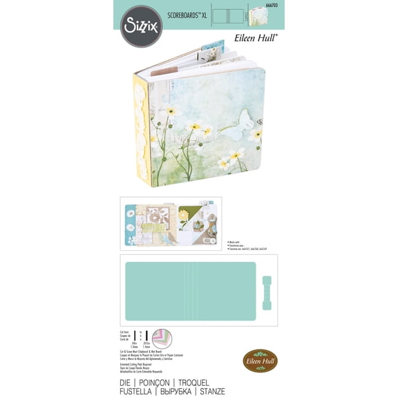 Sizzix Scoreboards XL Die By Eileen Hull-Mini Album