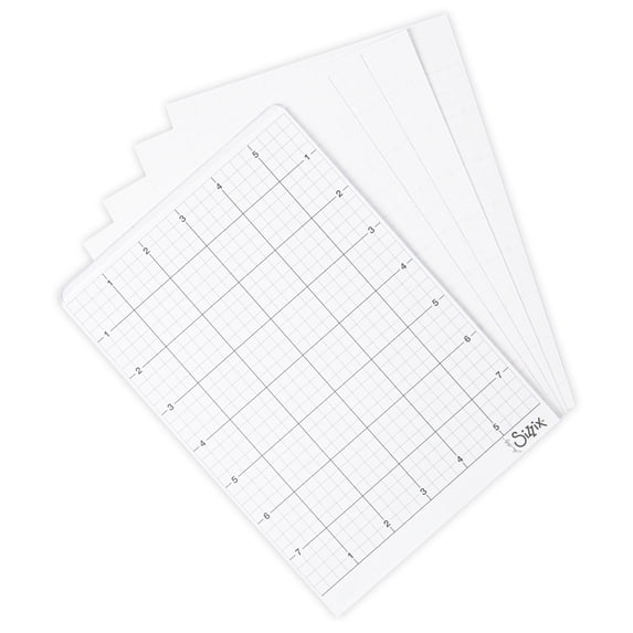 Sizzix Sticky Grid Sheets 5/Pkg Inspired By Tim Holtz-6"X8.5"