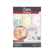 Sizzix Studio Clear Stamps Set 22PK w/3PK Stencils Western by Vic Hollins