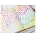 thumbnail image 1 of Sizzix Studio Layered Stencils, Backgrounds by Willow Wolfe, 4 Watercolor Art Stencils, 1 of 9