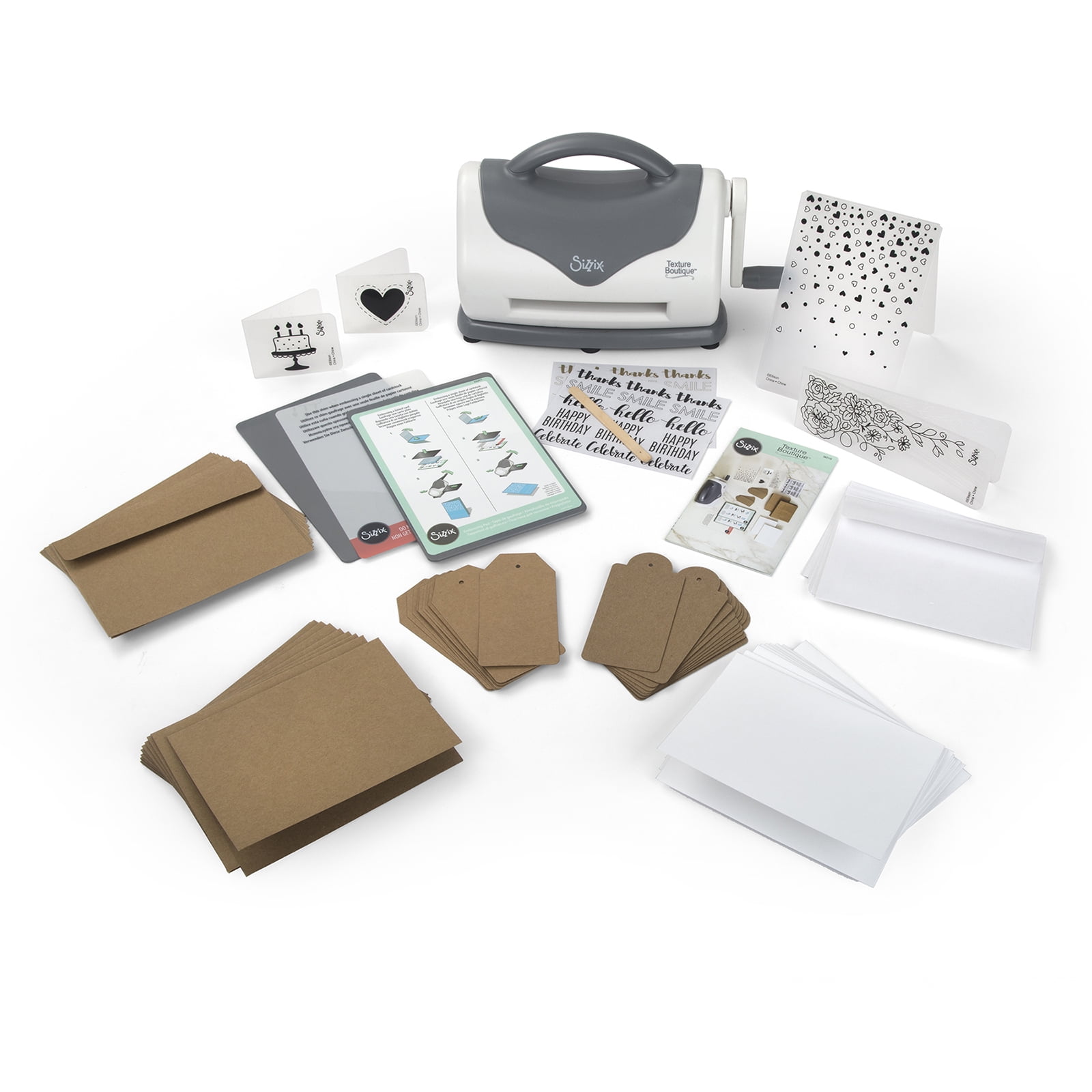 Sizzix Texture Boutique Embossing Machine for Cardstock, Scrapbook