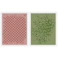 thumbnail image 1 of Sizzix Texture Fades Embossing Folder, Checkerboard and Cracked Set, 1 of 3