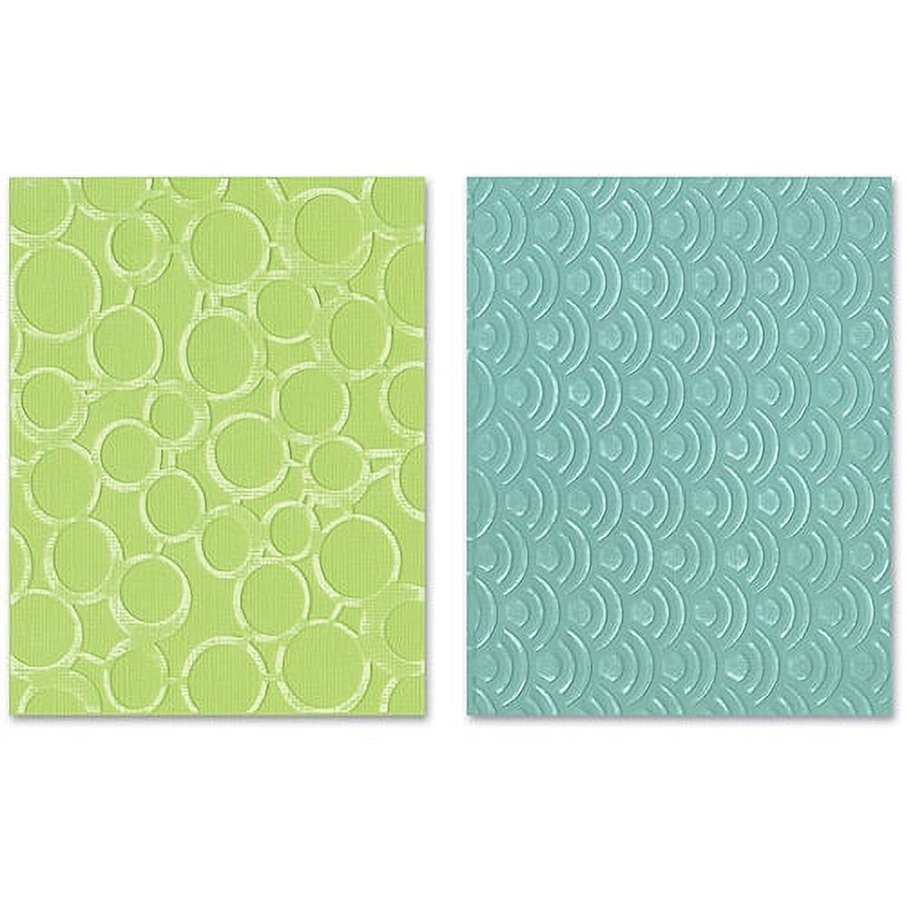Sizzix Textured Impressions A2 Embossing Folders 2/PkgCircles & Dots
