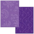 thumbnail image 1 of Sizzix Textured Impressions A6 Embossing Folders 2/Pkg-Damask & Beaded Floral Stripe, 1 of 2