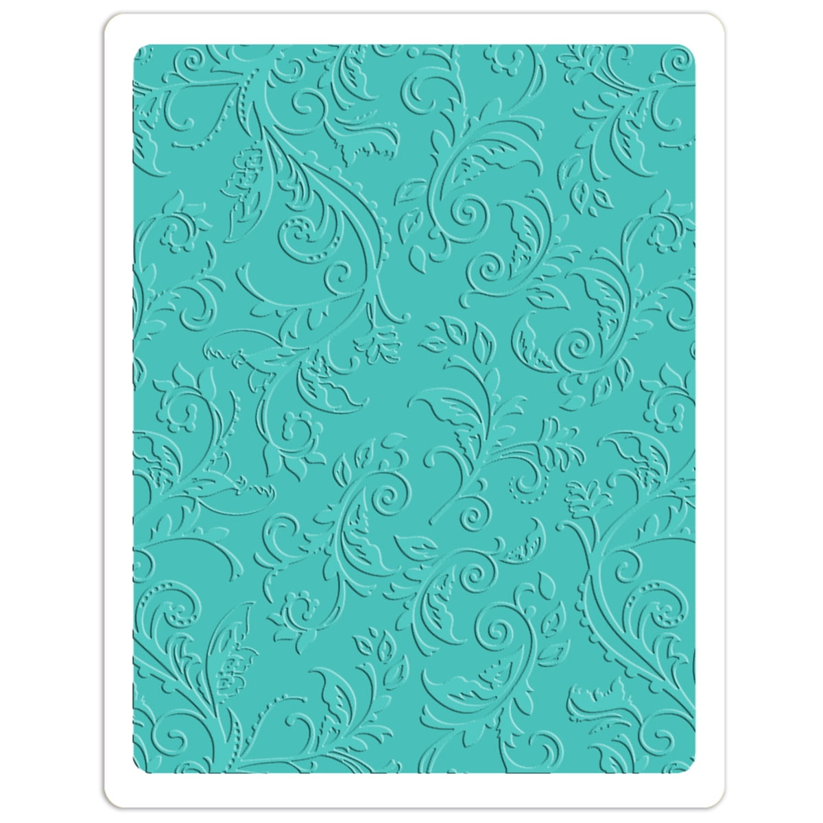 Sizzix Textured Impressions Plus Embossing Folder Botanical Swirls