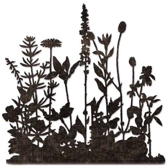 Sizzix Thinlits Dies Flower Field by Tim Holtz