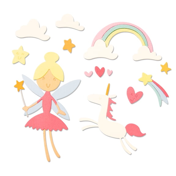 Sizzix Thinlits Die Set 14PK - Fantasy by Pete Hughes