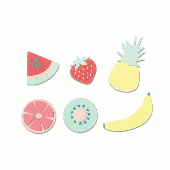 Sizzix Thinlits Die Set 16PK Summer Fruit by Jordan Caderao