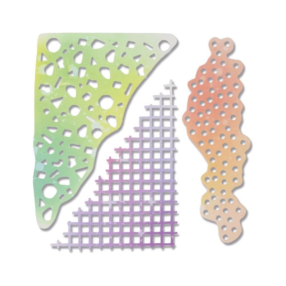 Sizzix Thinlits Die Set 5PK - Geometric Mask Set by Sophie Guilar