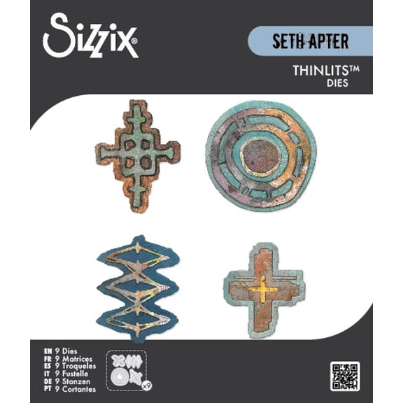 Sizzix Thinlits Die Set 9/Pkg by Seth Apter-Roundabouts