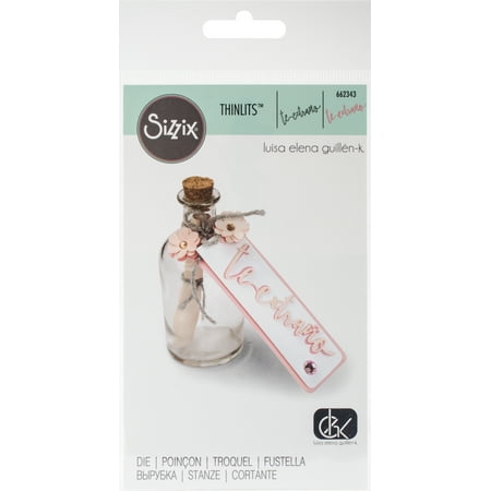 Sizzix Thinlits Dies By Luisa Elena Guillen-Te Extrano (I Miss You)