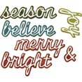 thumbnail image 1 of Sizzix Thinlits Dies By Tim Holtz 12/Pkg-Shadow Script Christmas, 1 of 2