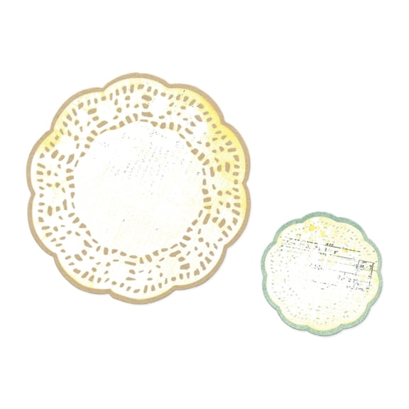 Sizzix Thinlits Metal Cutting Dies, Doily Duo by 49 & Market, 4 Dies