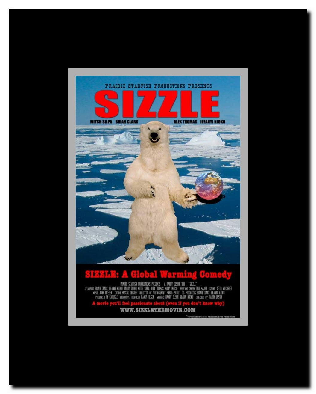 Sizzle: A Global Warming Comedy Framed Movie Poster