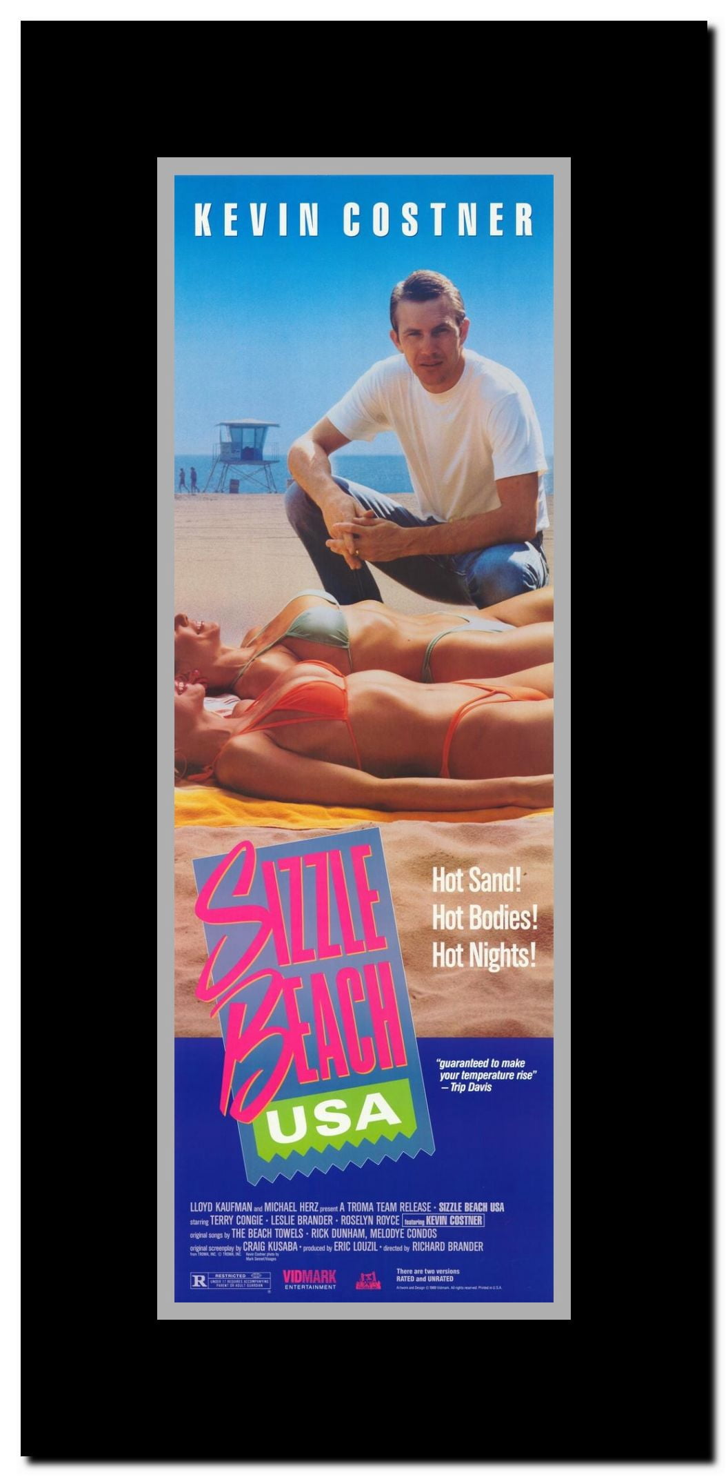 Sizzle Beach U.S.A. Framed Movie Poster