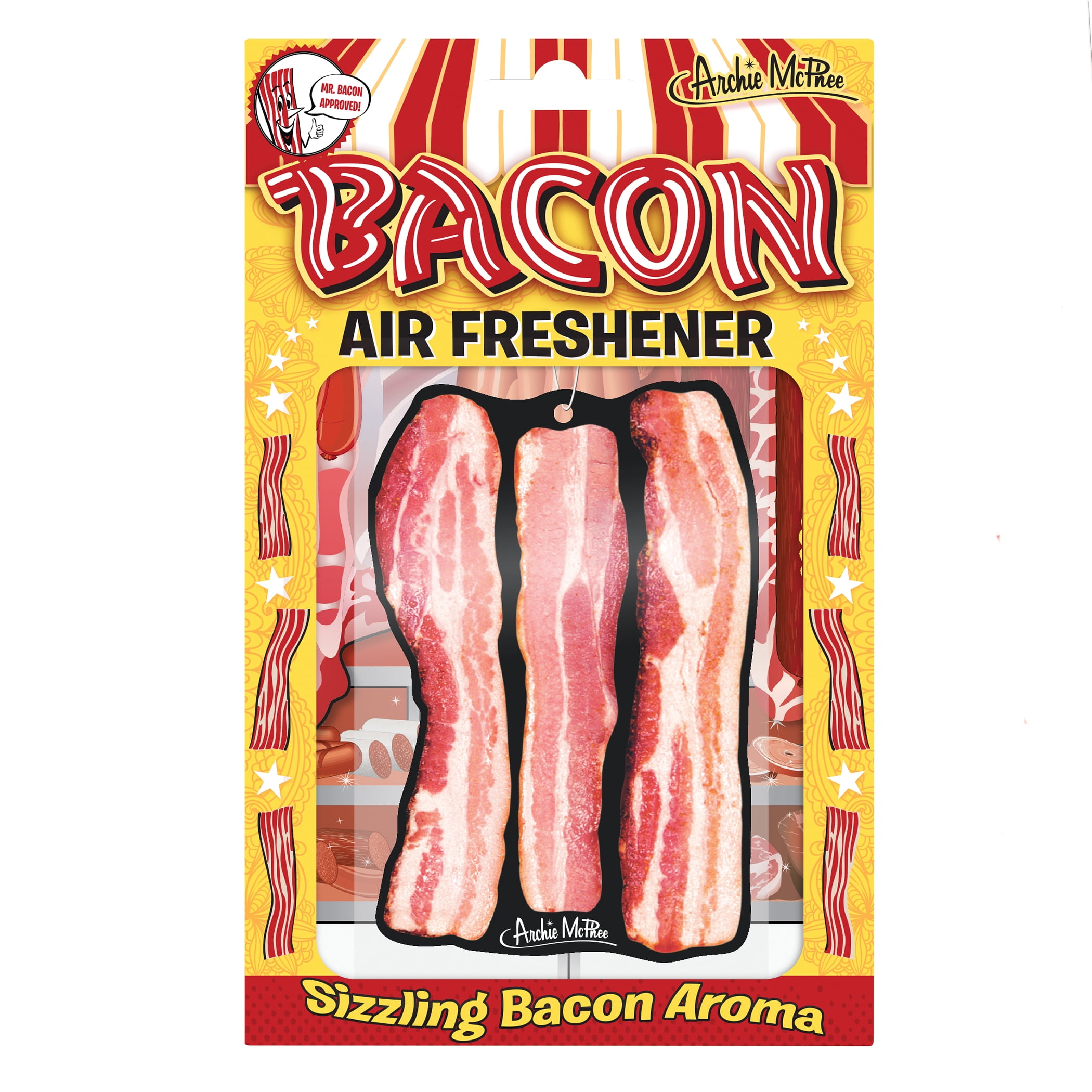 Sizzling Bacon Aroma Car Air Freshener Gag Gift