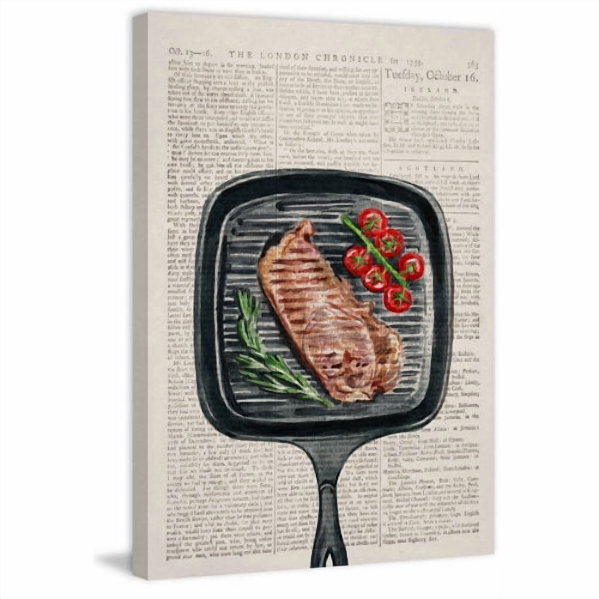 "Sizzling II" Painting Print on Wrapped Canvas