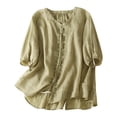 thumbnail image 1 of Sizzling Savings Clearance WXLWZYWL Women's Casual T-Shirt Short Sleeve V-Neck Sweatshirt Tops Blouse, 1 of 3