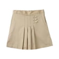 thumbnail image 1 of Sjldqy Girls Skirts Soft Breathable Solid Color A Line Pleated Skirt School Style Summer Skirts For Girls Size 7-8 Years Khaki, 1 of 3