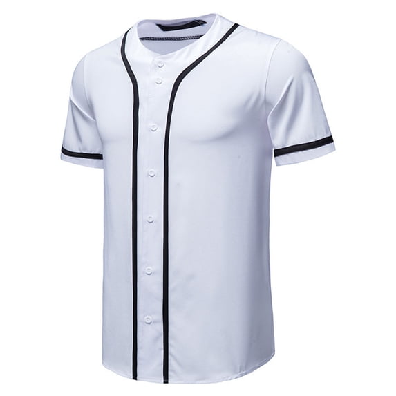 Sjldqy Mens Shirts Short Sleeve Collared Solid Color Casual Workout Shirts Breathable Lightweight Summer T Shirts For Man Size S White