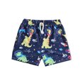 thumbnail image 1 of Sjldqy Toddler Swimsuit Boy Dinosaur Graphic Swim Trunks Beach Shorts Swimwear Quick Dry Breathable Boys Bathing Suit Size 2-3 Years Dark Blue, 1 of 6