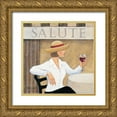 thumbnail image 1 of Sjodin, Valerie 26x26 Gold Ornate Wood Framed with Double Matting Museum Art Print Titled - Salute I, 1 of 4