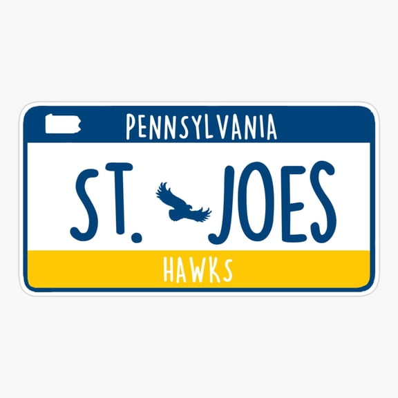 Sju License Plate Camp Vinyl Decal Sticker
