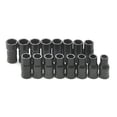 thumbnail image 1 of Sk Hand Tool 756 1/4" Dr Sae And Metric Std Turbo Socket® Set, 16 Pc, 1 of 3