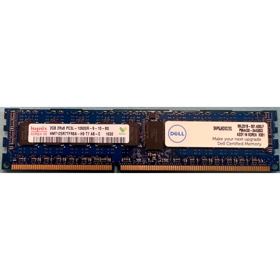 Sk Hynix Hmt125R7Tfr8A-H9 2Gb 2Rx8 Pc3-10600 Ddr3-1333Mhz Rdimm Memory Module