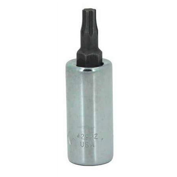 Sk Professional Tools 1/4" Drive, 1-3/4", T25,Socket Bit, Alloy Steel, 42943