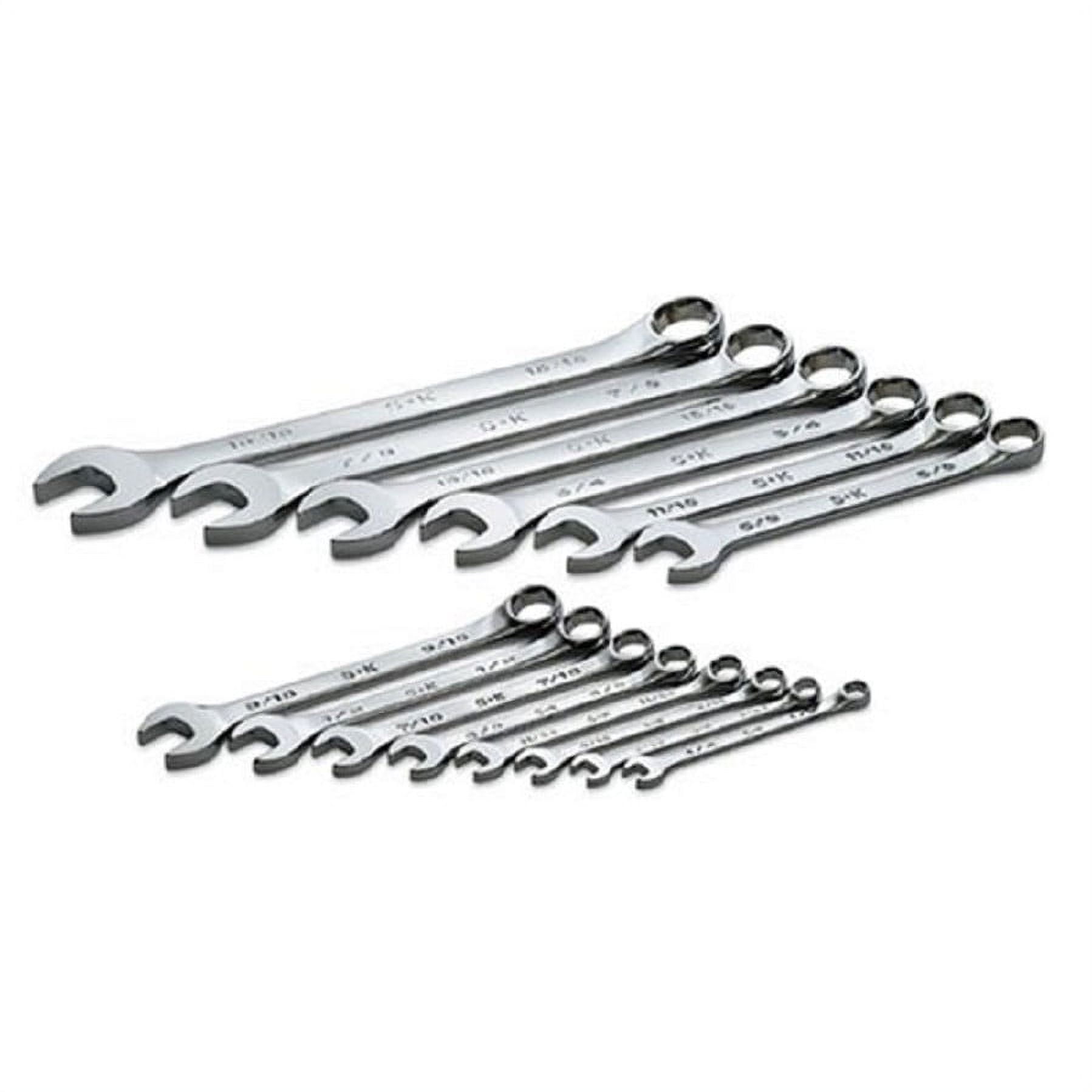 SK Tools USA 20mm SuperKrome Combination Wrench – Long Pattern 12-Point Chrome Wrench, Made In USA