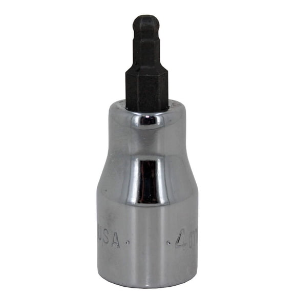 Sk Professional Tools Socket Bit, 3/8 in. Dr, 4mm Ball Hex 45524