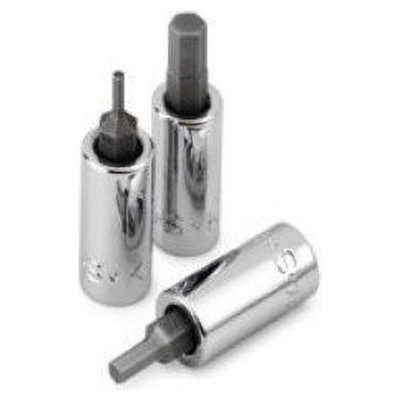 Sk Professional Tools 1/4 in Drive Hex Socket Bit SAE 3/32 in Tip, 3 in L 44306