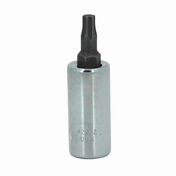 Sk Professional Tools Socket Bit, Steel, 1/4 in, TpSz T27 42944
