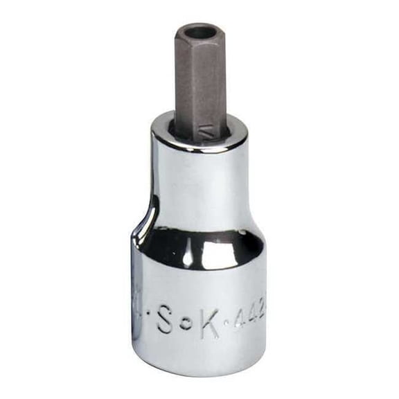 Sk Professional Tools Socket Bit, Steel, 3/8 in, TpSz 1/4 in 44216