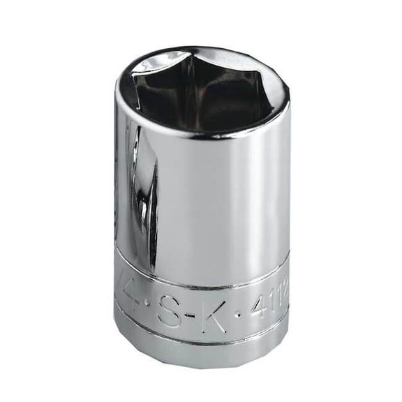 Sk Professional Tools Socket, Steel, Chrome, 1 in 41132