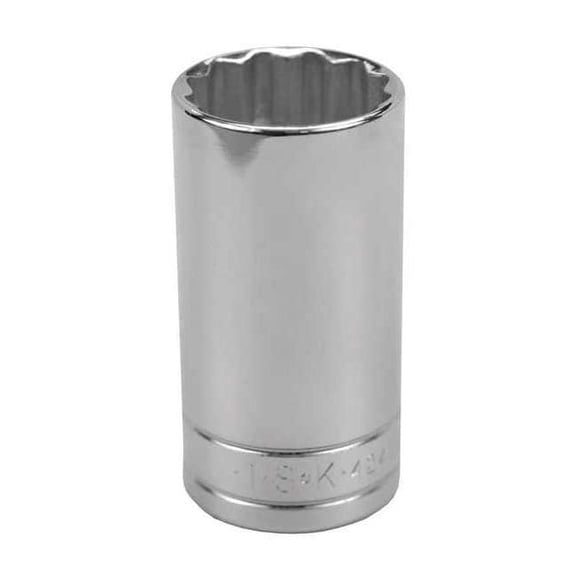 Sk Professional Tools Socket, Steel, Chrome, 1 in 42432