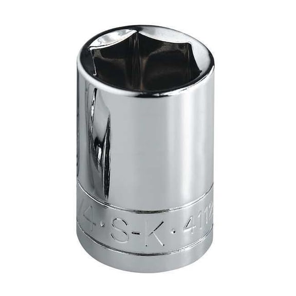 Sk Professional Tools Socket, Steel, Chrome, 1 in 45032