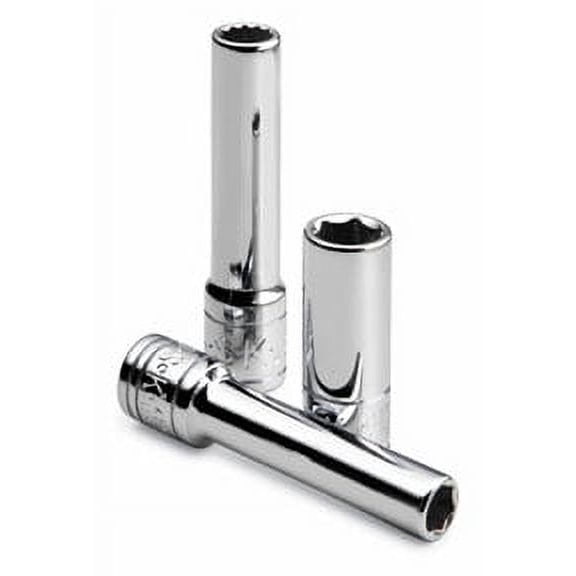 Sk Professional Tools Socket, Steel, Chrome, 28 mm 48028