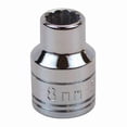 thumbnail image 1 of 3/8 " Drive, 7mm Metric, Socket, 12 Points,   Chrome, 7 mm, 1 of 2