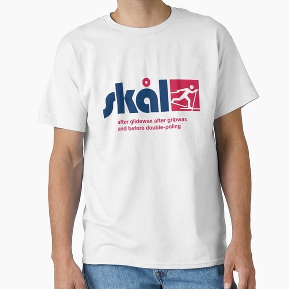 Skål Usa Skiing Shreddystudio Design T-Shirt