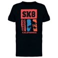 thumbnail image 1 of Sk8 Boarder California T-Shirt Men -Image by Shutterstock, Male 3X-Large, 1 of 2
