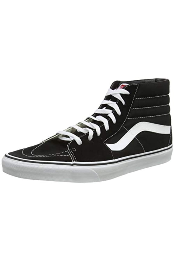 Sk8-Hi (Black/Black/White) Men's Skate Shoes-9