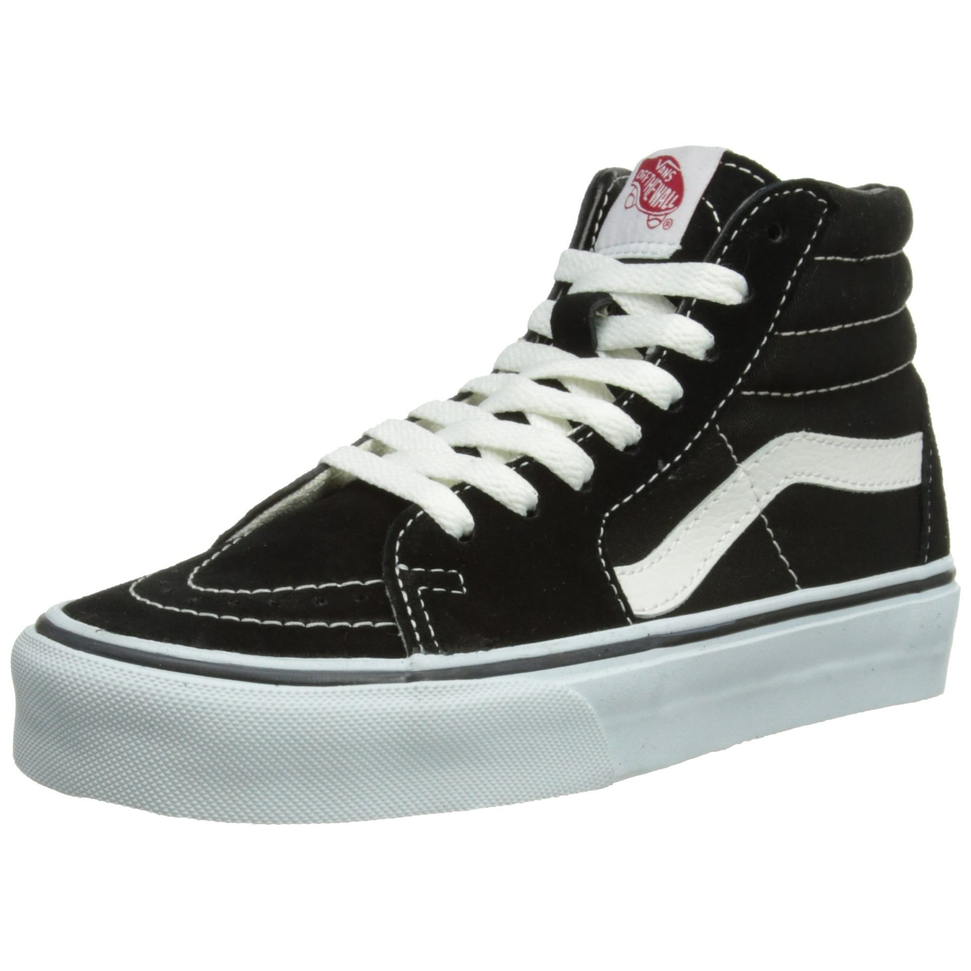 Sk8-Hi (Black/Black/White) Skate Shoes-9 - Walmart.com