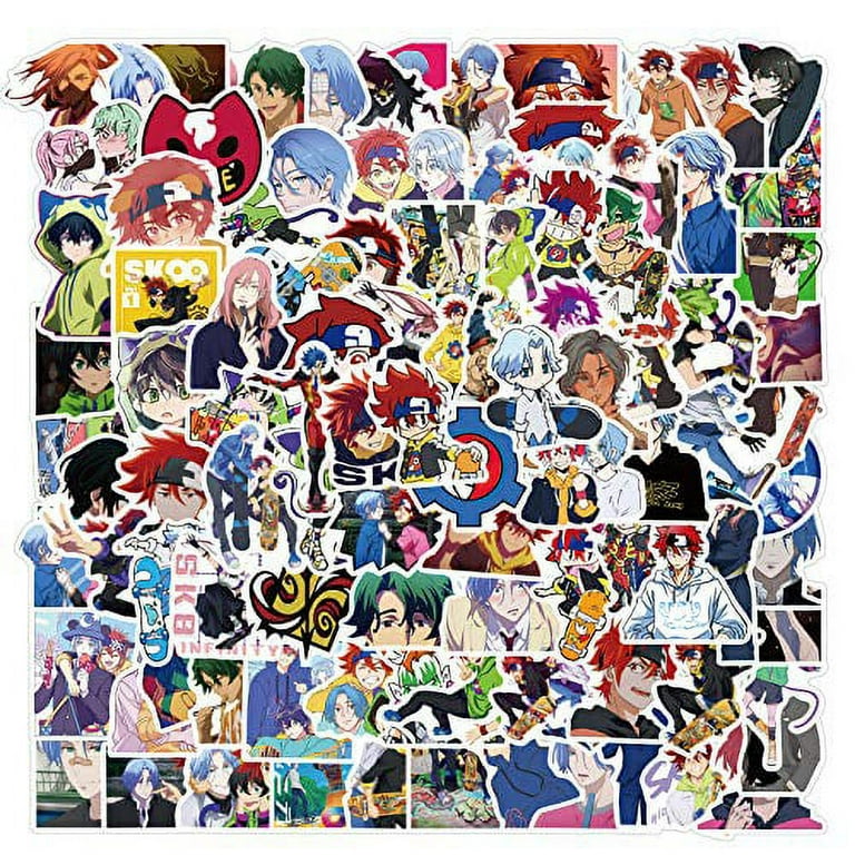 Sk8 The Infinity Stickers Anime 100pcs Waterproof Vinyl Skateboard Computer  Laptop Stickers for Kids Teens Adult